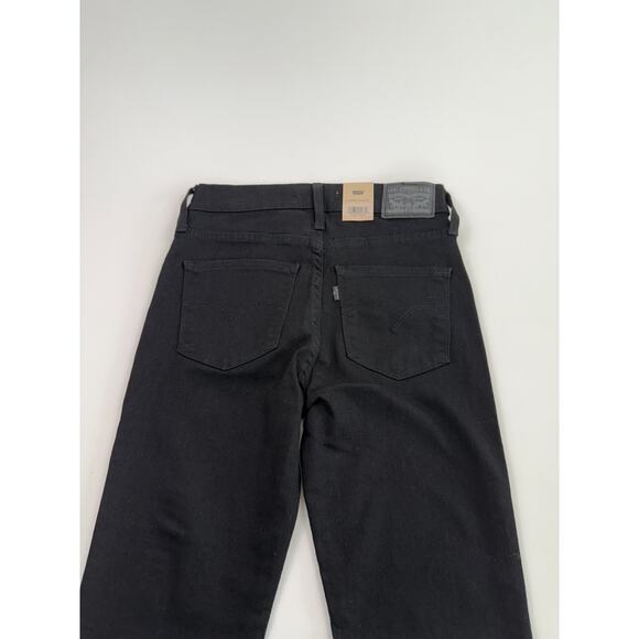 Levi's Women 720 High Rise Super Skinny Zip Fly Black Jeans 24x28 - Picture 2 of 12